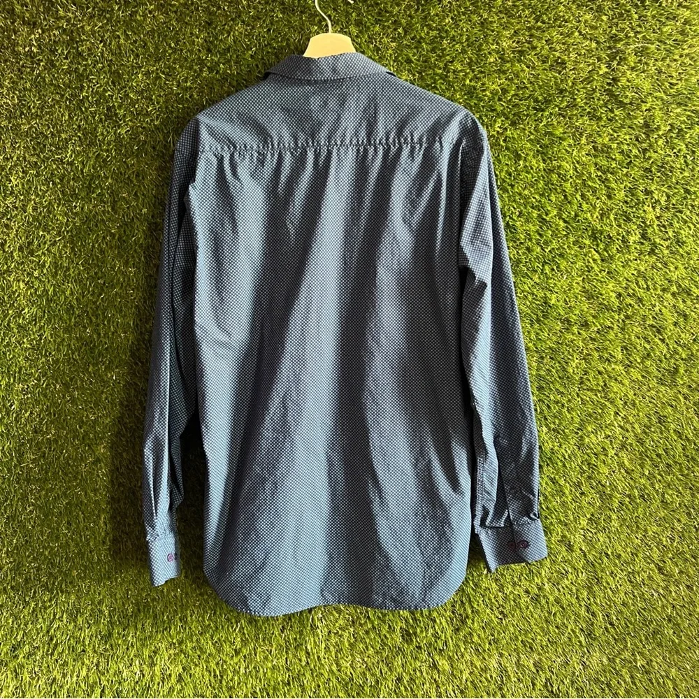 Zara Man Slim Fit Long Sleeve Button Up Dress Shirt Big Tall